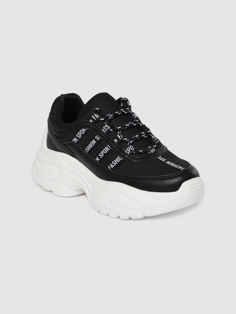 

Tresmode Women Black Sneakers