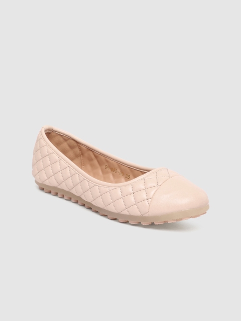

Tresmode Women Beige Solid Ballerinas