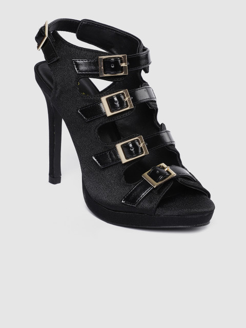 

Tresmode Women Black Solid Stiletto Heels