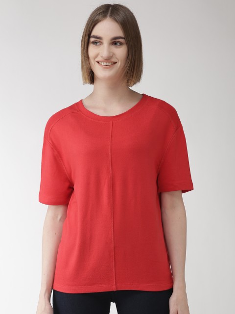 

Marks & Spencer Women Red Solid Winter Top
