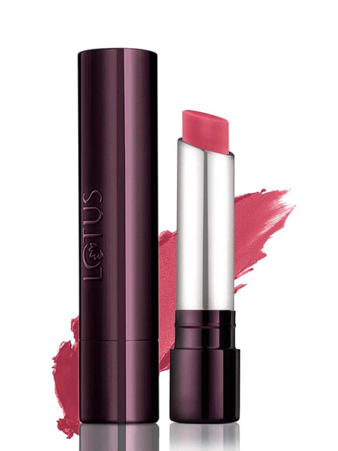 

Lotus Herbals Sustainable Proedit Silk Touch Matte Lip Color - Pink Lustre 4.2 g