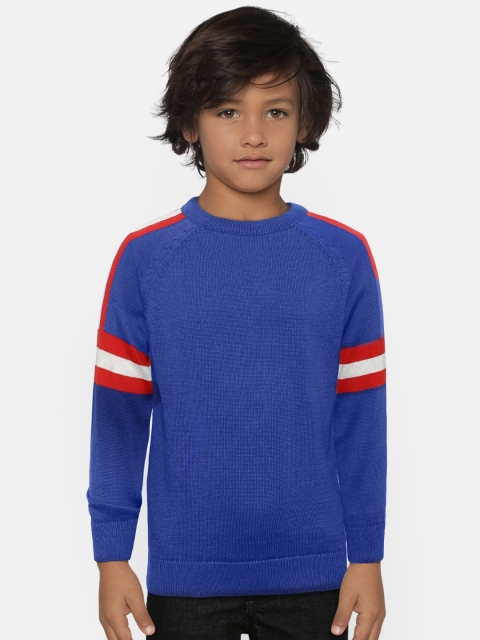 

LC Waikiki Boys Blue Solid Pullover Sweater