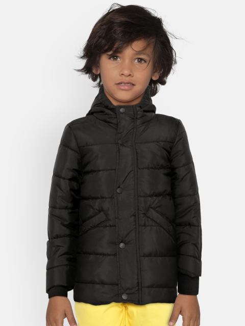 

LC Waikiki Boys Solid Padded Jacket Jacket, Black
