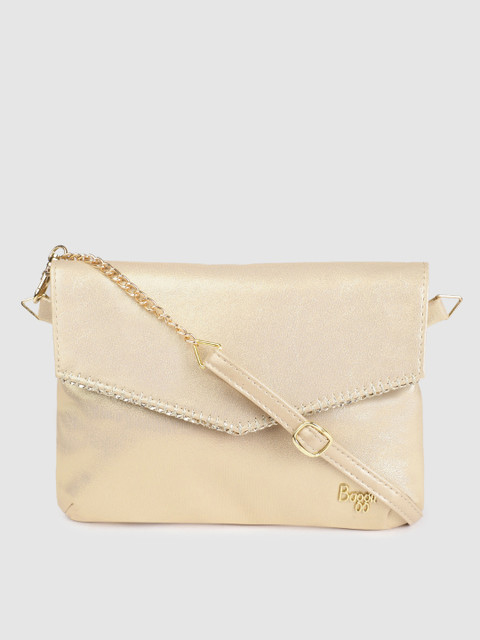 

Baggit Gold-Toned Solid Sling Bag