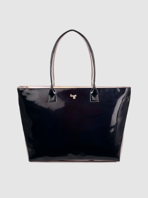 

Baggit Navy Blue & Pink Solid Shoulder Bag