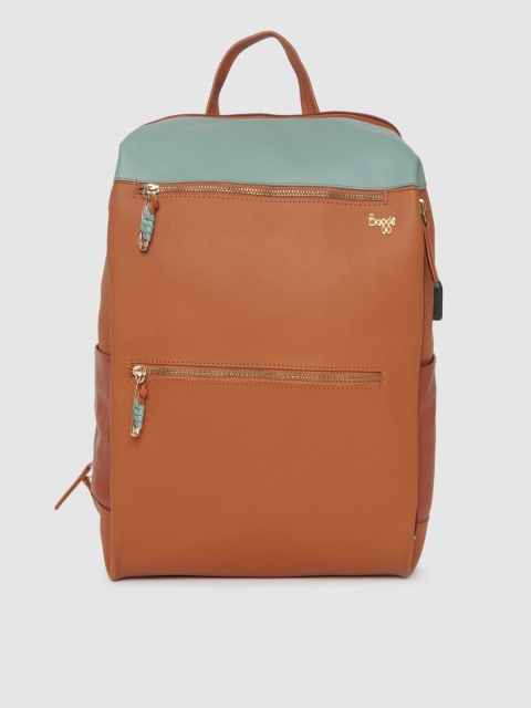 

Baggit Women Tan Brown Solid Backpack