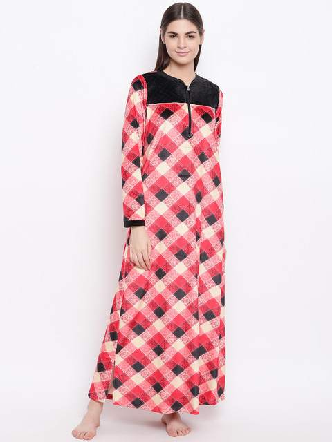 

Sweet Dreams Red & Black Checked Nightdress