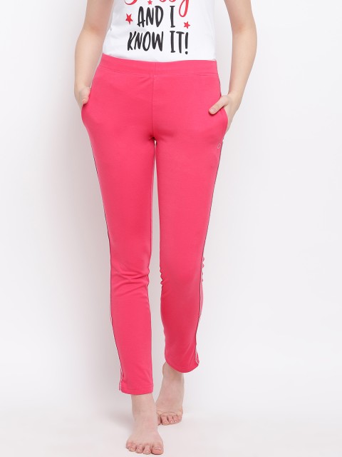 

Sweet Dreams Women Pink Solid Lounge Pants