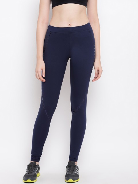 

Sweet Dreams Women Navy Solid Slim Fit Tights, Navy blue