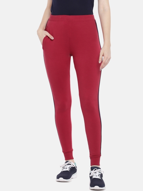 

Sweet Dreams Women Red Solid Slim Fit Joggers