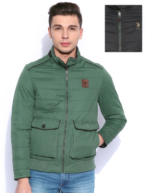 

U.S. Polo Assn. Green & Brown Reversible Padded Jacket