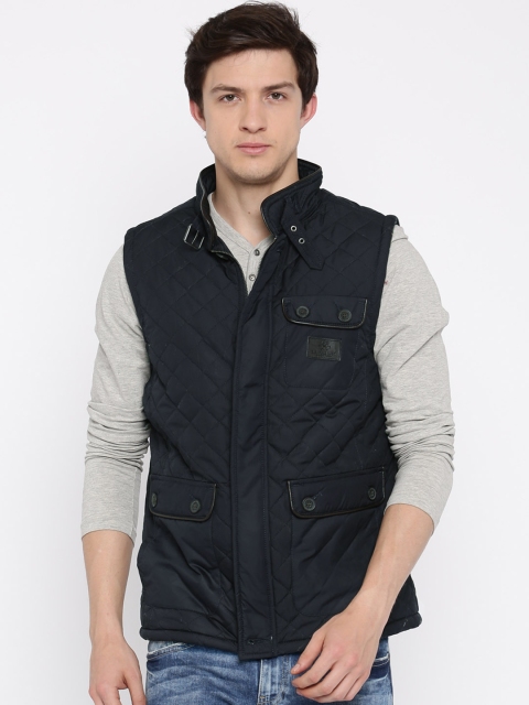 

U.S. Polo Assn. Navy Sleeveless Quilted Jacket, Navy blue