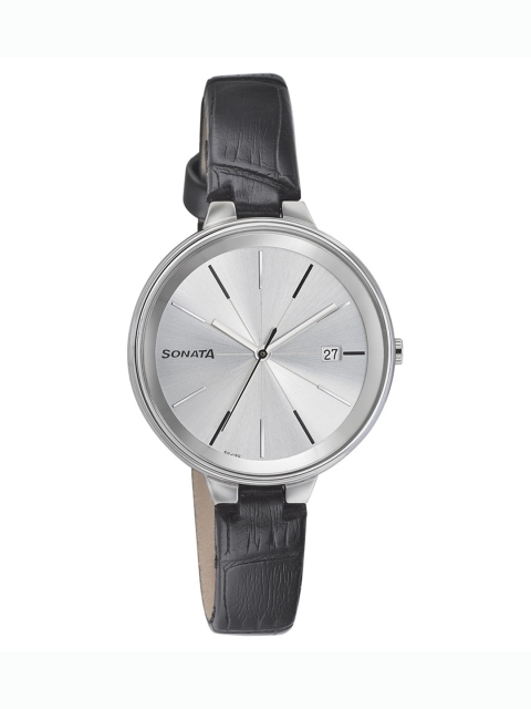 

Sonata Busy Bees Women Silver Analogue watch NL8159SL01