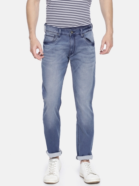 

Pepe Jeans Men Blue Beat Homar Skinny Fit Low-Rise Clean Look Stretchable Jeans