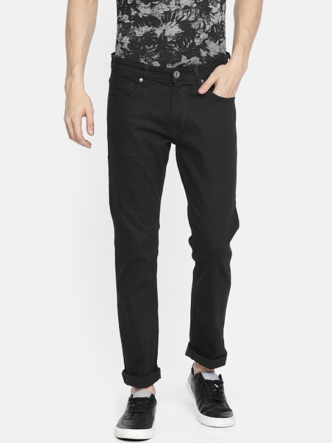 

Pepe Jeans Men Black Brick Vapour Regular Fit Mid-Rise Clean Look Stretchable Jeans