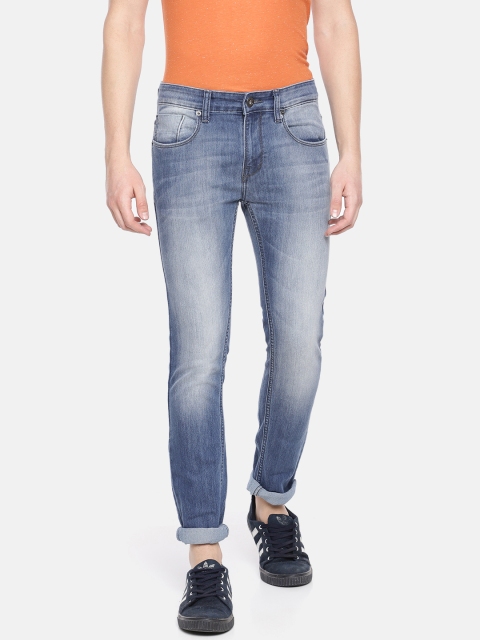 

Pepe Jeans Men Blue BRUNO CANE Skinny Fit Low-Rise Clean Look Stretchable Jeans