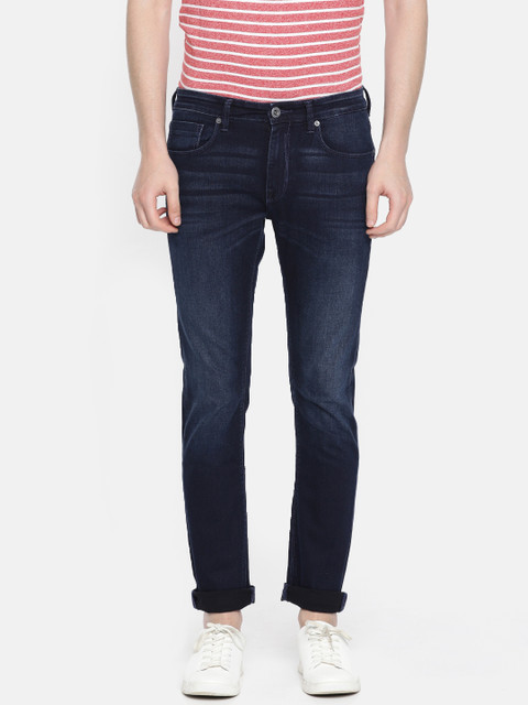 

Pepe Jeans Men Blue Archer Vapour Slim Fit low-Rise Clean Look Stretchable Jeans