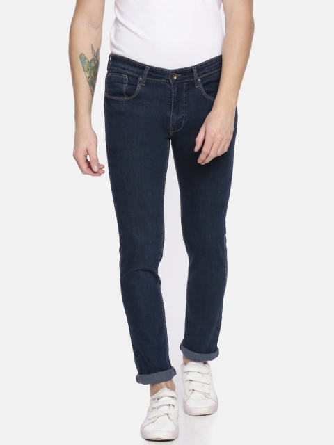 

Pepe Jeans Men Blue Doyle Vapour Slim Fit Low-Rise Clean Look Stretchable Jeans