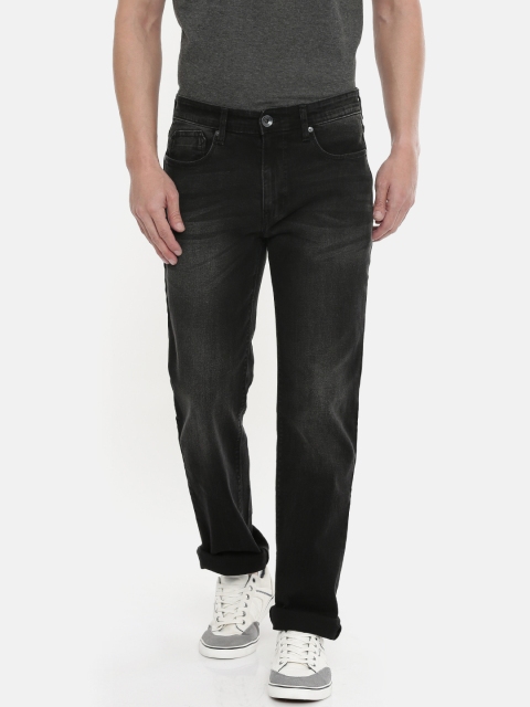 

Pepe Jeans Men Black Holborne Regular Fit Mid-Rise Clean Look Stretchable Jeans