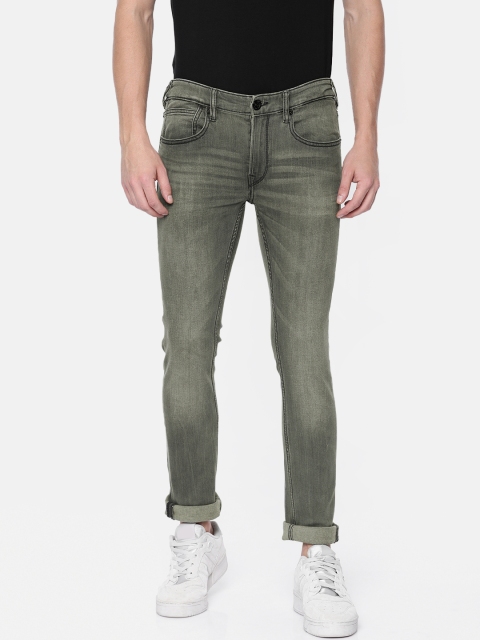 

Pepe Jeans Men Grey Corwin Cane Super Skinny Fit Low-Rise Clean Look Stretchable Jeans