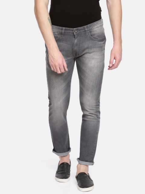 

Pepe Jeans Men Grey Adney Vapour Slim Fit Low-Rise Clean Look Stretchable Jeans