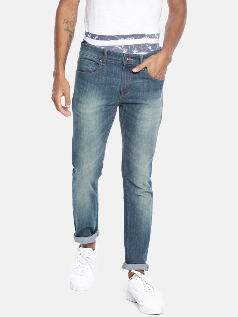 

Pepe Jeans Men Blue Role Cane Super Skinny Fit Low-Rise Clean Look Stretchable Jeans