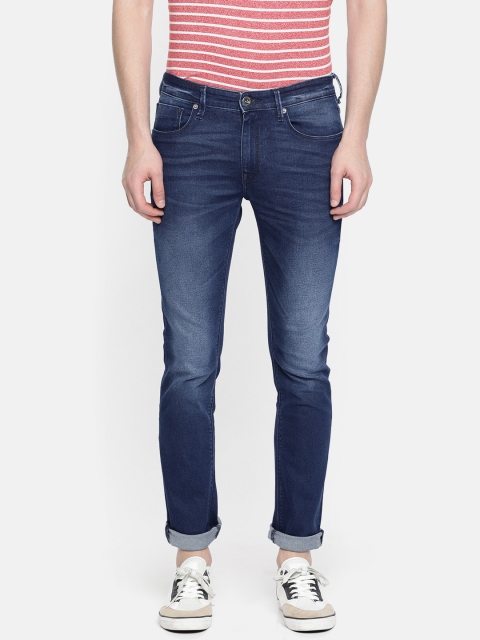 

Pepe Jeans Men Blue Arnav Vapour Slim Fit Mid-Rise Clean Look Stretchable Jeans
