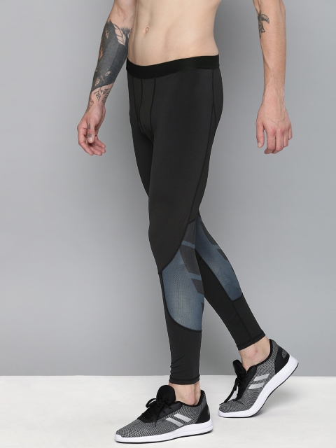 

HRX by Hrithik Roshan Men Black Solid Rapid Dry Skinny Fit Training Tights