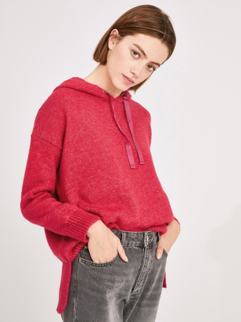 

promod Women Pink Solid Sweater