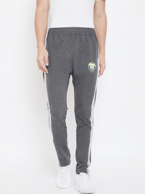 

ACTIMAXX Men Charcoal Grey Tapered Fit Modern Track Pant