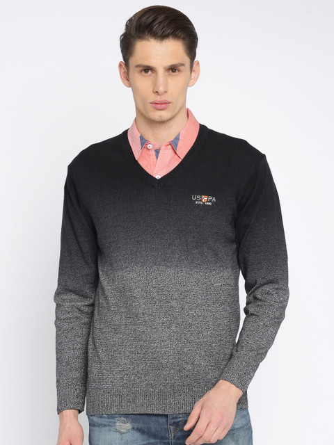 

U.S. Polo Assn. Denim Co. Grey Ombre Sweater