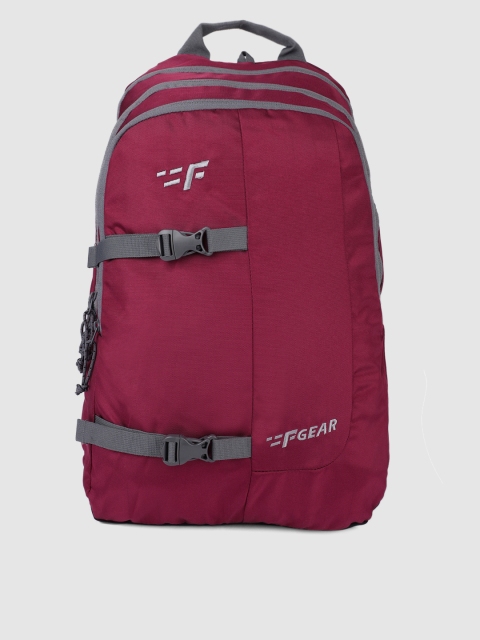 

F Gear Unisex Maroon Berkely Solid Backpack