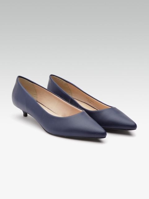 

Carlton London Women Navy Blue Solid Pumps