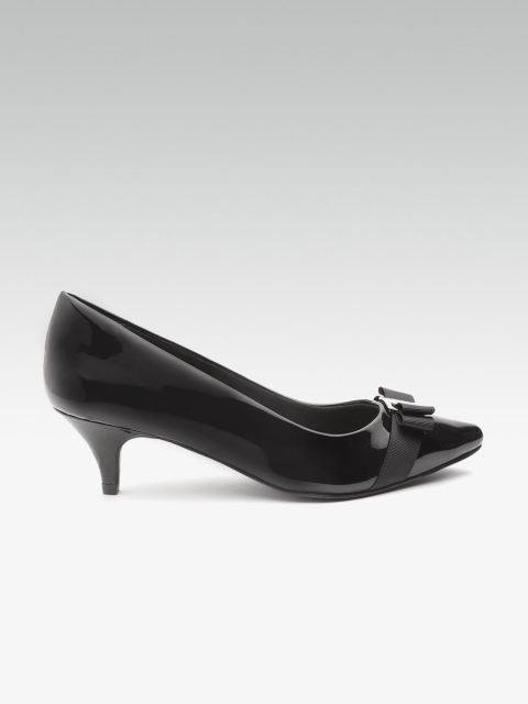 

Carlton London Women Black Solid Pumps