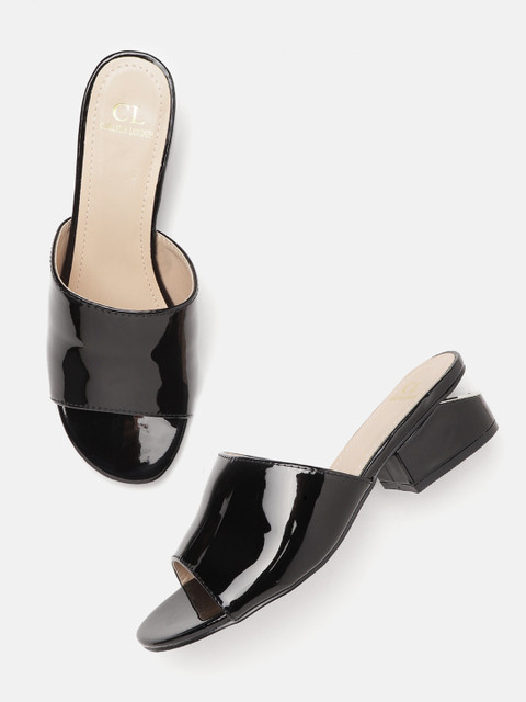 

Carlton London Women Black Solid Block Heels