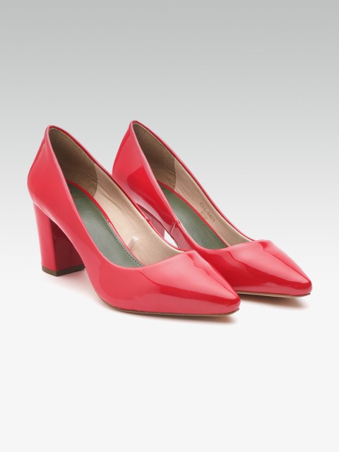

Carlton London Women Red Solid Pumps