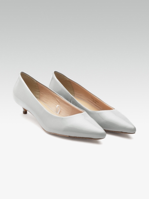 

Carlton London Women Grey Solid Pumps