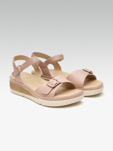 

Carlton London Women Dusty Pink Solid Comfort Heels