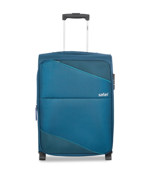 

Safari Unisex Teal Medium Trolley Bag