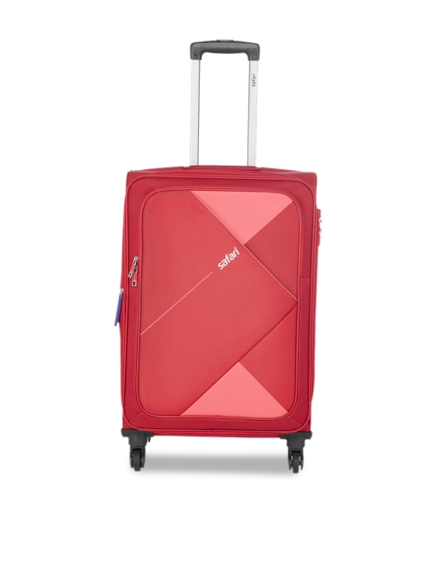 

Safari Unisex Red Medium Trolley Bag
