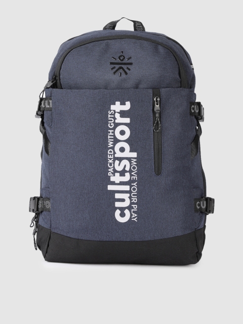 

Cultsport Unisex Blue Brand Logo Backpack