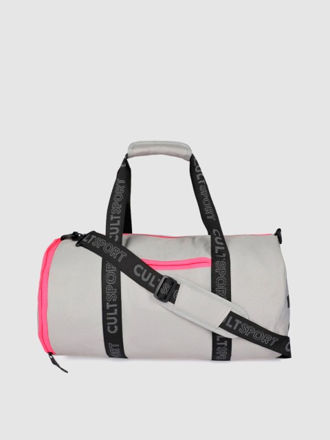 

Cultsport Unisex Grey Printed Duffel Bag