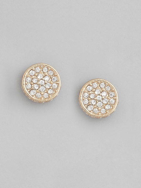 

justpeachy Gold-Toned Circular Studs