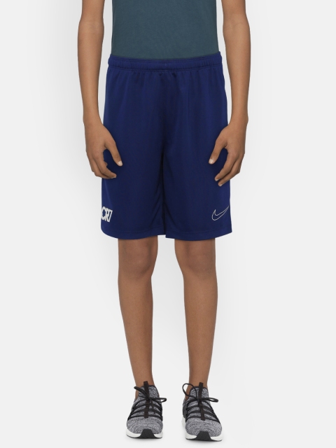 

Nike Boys Blue Solid Regular Fit Shorts