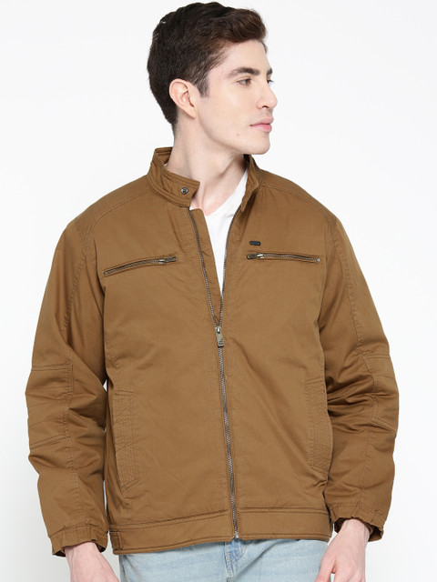 

Duke Men Brown Solid Tailored Jacket