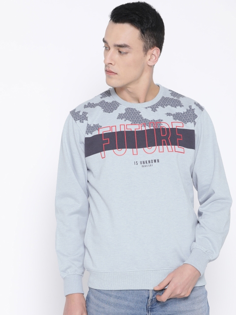 

Duke Stardust Men Blue Printed Sweatshirt