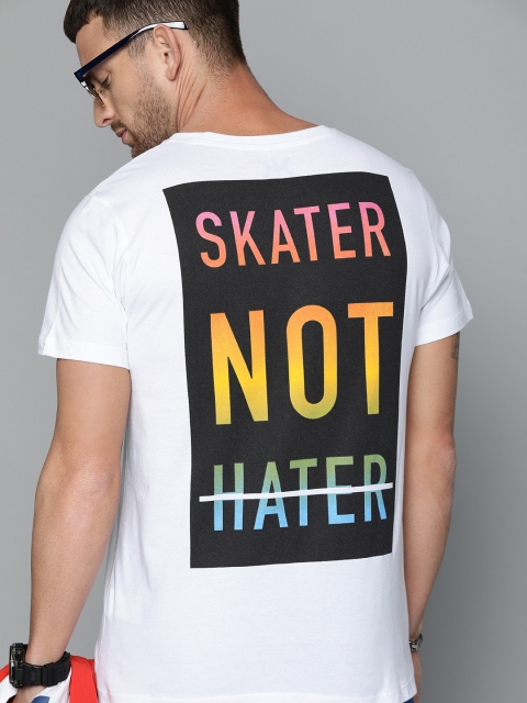 

Kook N Keech Men White Printed Round Neck T-shirt