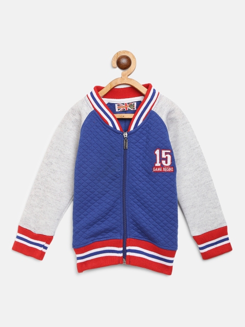 

GAME BEGINS Boys Blue Quilted Sweatshirt