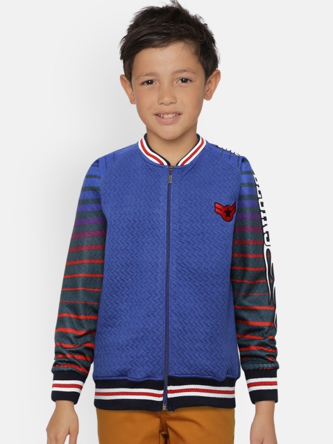 

GAME BEGINS Boys Blue Quilted Sweatshirt