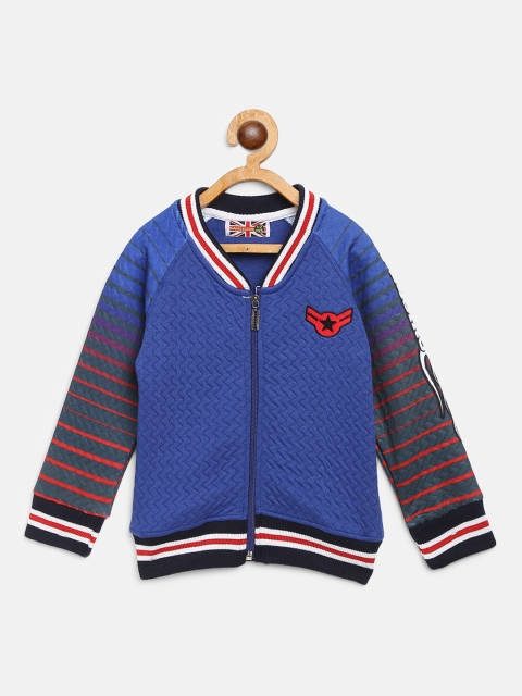 

GAME BEGINS Boys Blue Quilted Sweatshirt
